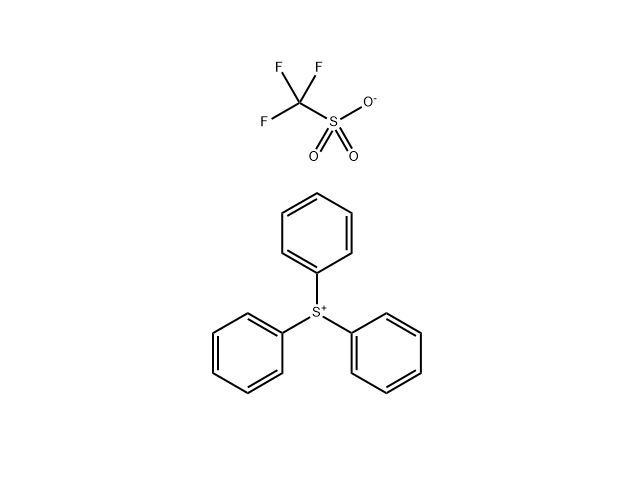 三苯基锍与三氟甲磺酸的盐